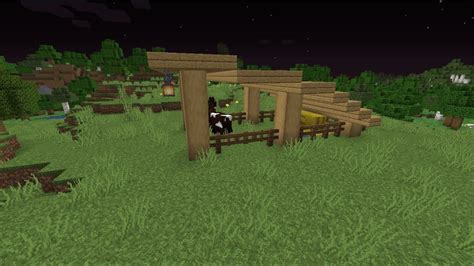 Un enclos pour lamas dans Minecraft