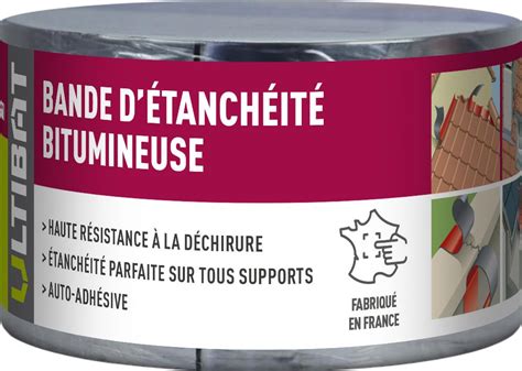 Rouleau de bande d'étanchéité bitumineuse avec finition aluminium