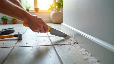 Outils pour retirer des plinthes : burin, spatule, décapeur thermique
