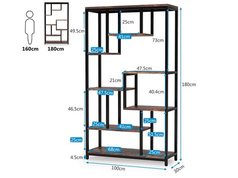 Schéma montrant les dimensions idéales d'une étagère pour DVD