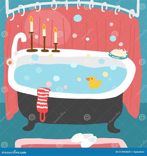 Dessin animé d'un adolescent aux cheveux ébouriffés, l'air choqué, dans une baignoire remplie d'eau à l'intérieur d'une chambre sous-marine.