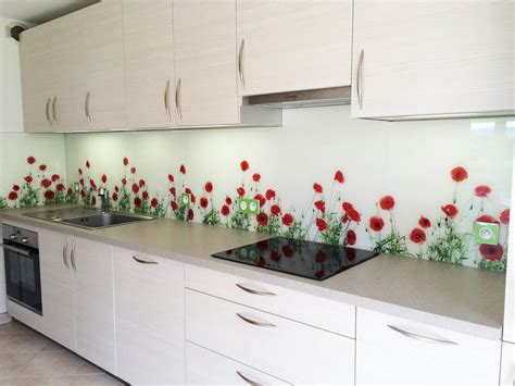 Exemple de crédence en verre trempé avec impression