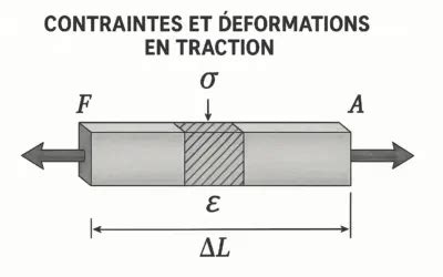 Représentation schématique d'une déformation de dormant due à l'absence de jeu de dilatation