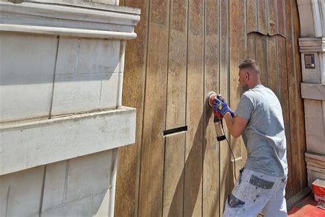Schéma explicatif des différentes techniques de décapage de façade