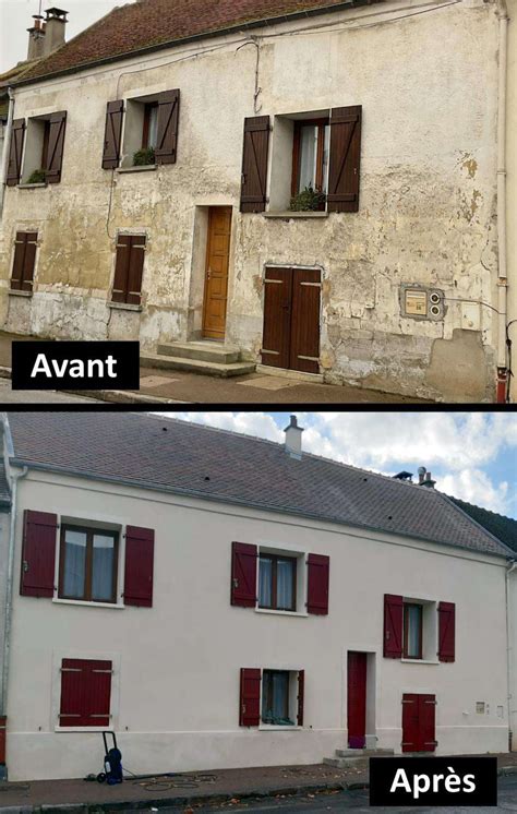 Exemples de dégradations de façades après un ravalement non conforme
