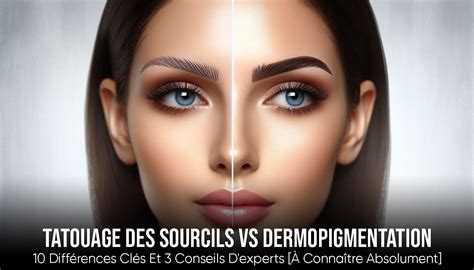 Comparaison microblading et dermopigmentation