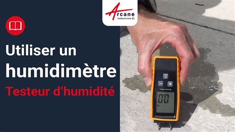 Test d'humidité sur un sol avec un film plastique