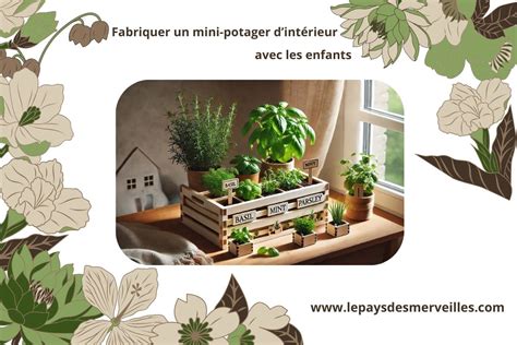 Potager d'intérieur avec des plantes en pleine croissance