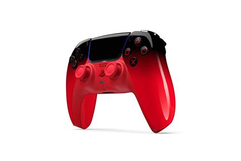 Manette DualSense et façade PS5 de la collection HYPERPOP en Techno Red