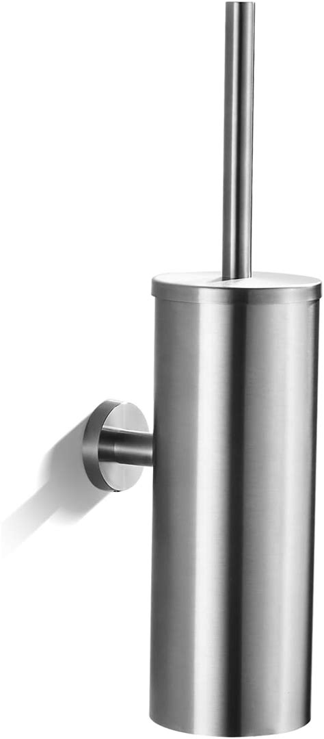 Salle de bain moderne avec brosse WC murale blanche