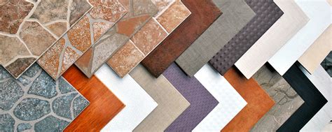 Différents types de carrelage
