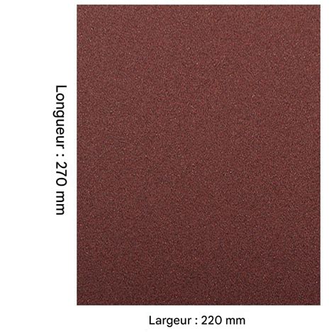 Comparaison visuelle de grains de papier de verre (grossier, moyen, fin)