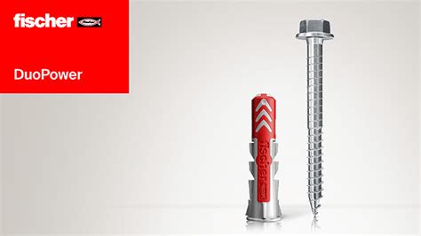 Schéma de la cheville Fischer DuoPower