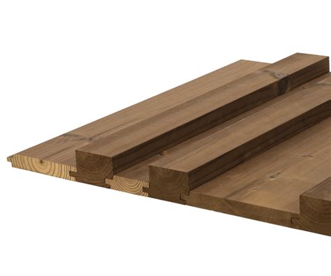 Bardage en bois modifié thermiquement LUNA PANEL SYSTEM