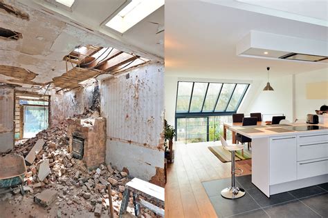 Exemple de rénovation intérieure moderne