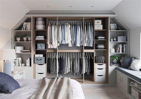 Exemple de dressing modulable dans des combles