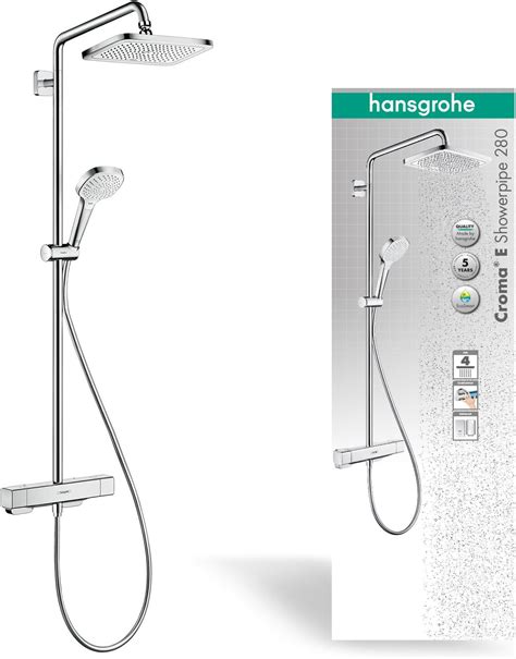 Colonne de douche Hansgrohe Croma avec différentes finitions