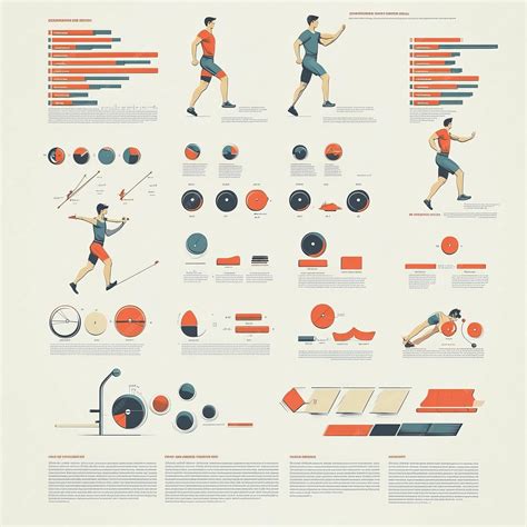 Infographie montrant divers exercices avec des plots de sport