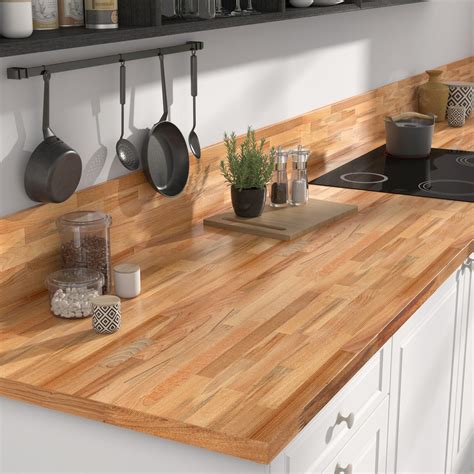 Plan de travail en bois de coffrage