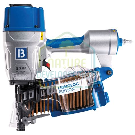Cloueur pneumatique Primatech en action