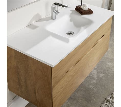 Meuble de salle de bain design avec vasque intégrée