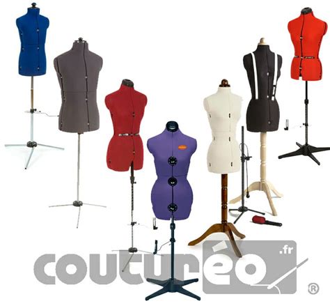 Mannequins de couture réglables de différentes tailles