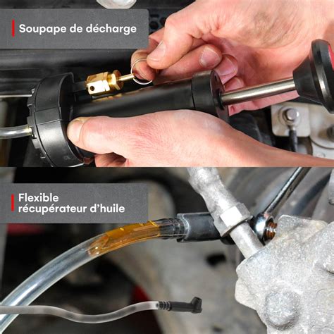 Outils nécessaires pour une purge d'embrayage