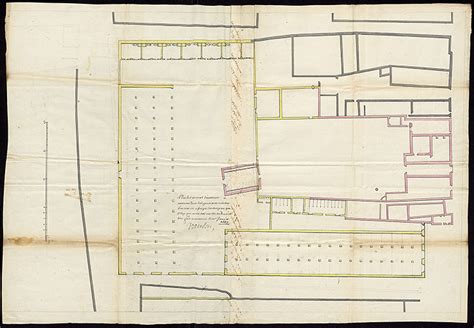 Plan de l'Arsenal d'Auxonne par Vauban