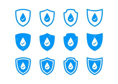 Symbole de protection contre l'eau
