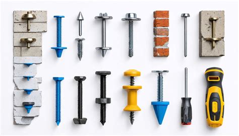 Comparaison visuelle de différents types de chevilles pour plaques de plâtre
