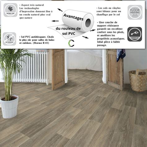 Revêtement de sol vinyle imitation bois dans un salon moderne