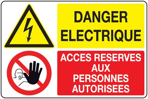 signalisation de danger électrique