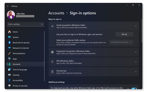 Illustration de différentes options de Windows Hello : code PIN, empreinte digitale, reconnaissance faciale