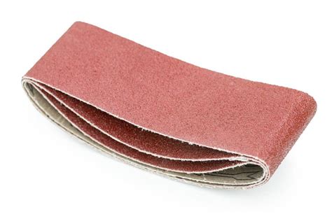 Différents types de bandes abrasives