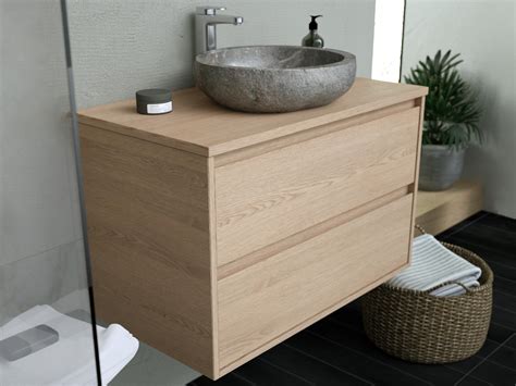 Exemple de salle de bain avec une vasque à poser