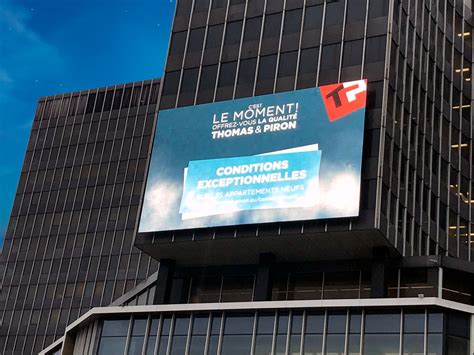 écran LED publicitaire