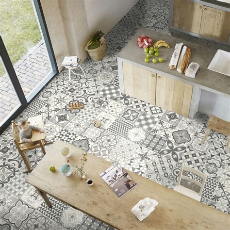 Carreaux de ciment imitation PVC