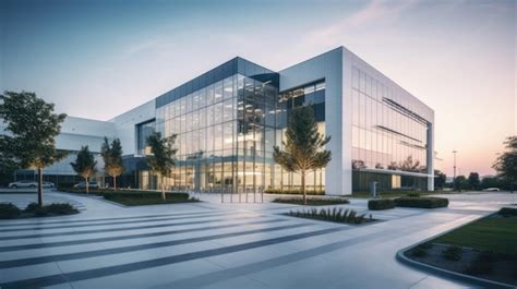 Bâtiment d'entreprise moderne