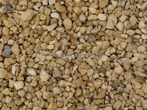 Gravier calcaire de couleur beige