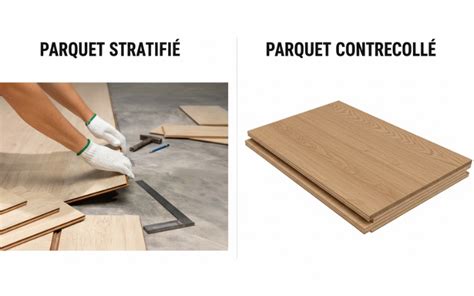Comparaison visuelle entre parquet massif et parquet stratifié