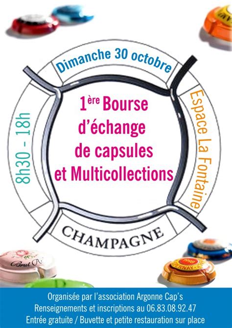 Bourse d'échange de capsules de champagne