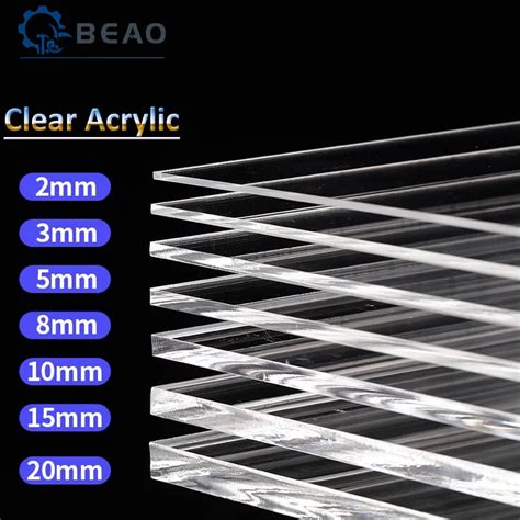 Exemples de découpes sur mesure de plaques acryliques