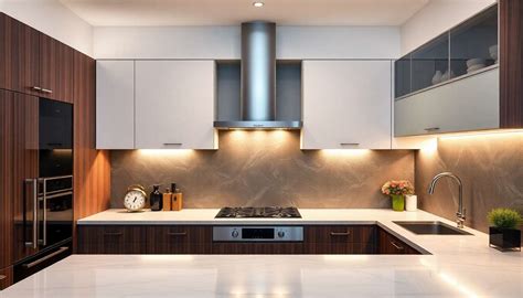 Divers types de crédences de cuisine