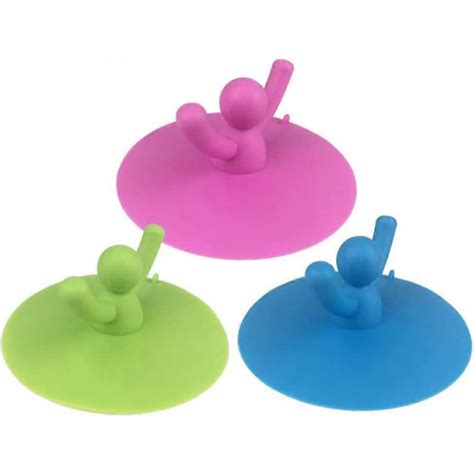 Collection de différents types de bouchons de baignoire universels