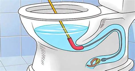Illustration montrant comment le liquide vaisselle peut aider à déboucher un WC