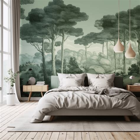 Exemple de papier peint panoramique