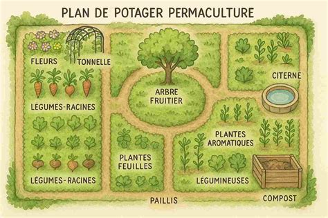 Schéma de construction d'un potager en parpaings