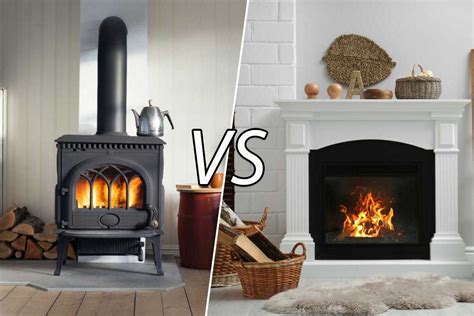 Comparaison visuelle entre un insert de cheminée et un poêle à bois