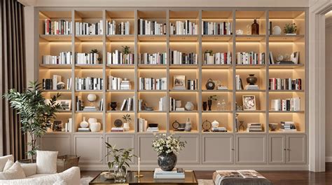 Bibliothèque murale en placoplâtre