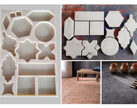 Moule avec diviseur pour carreaux de ciment